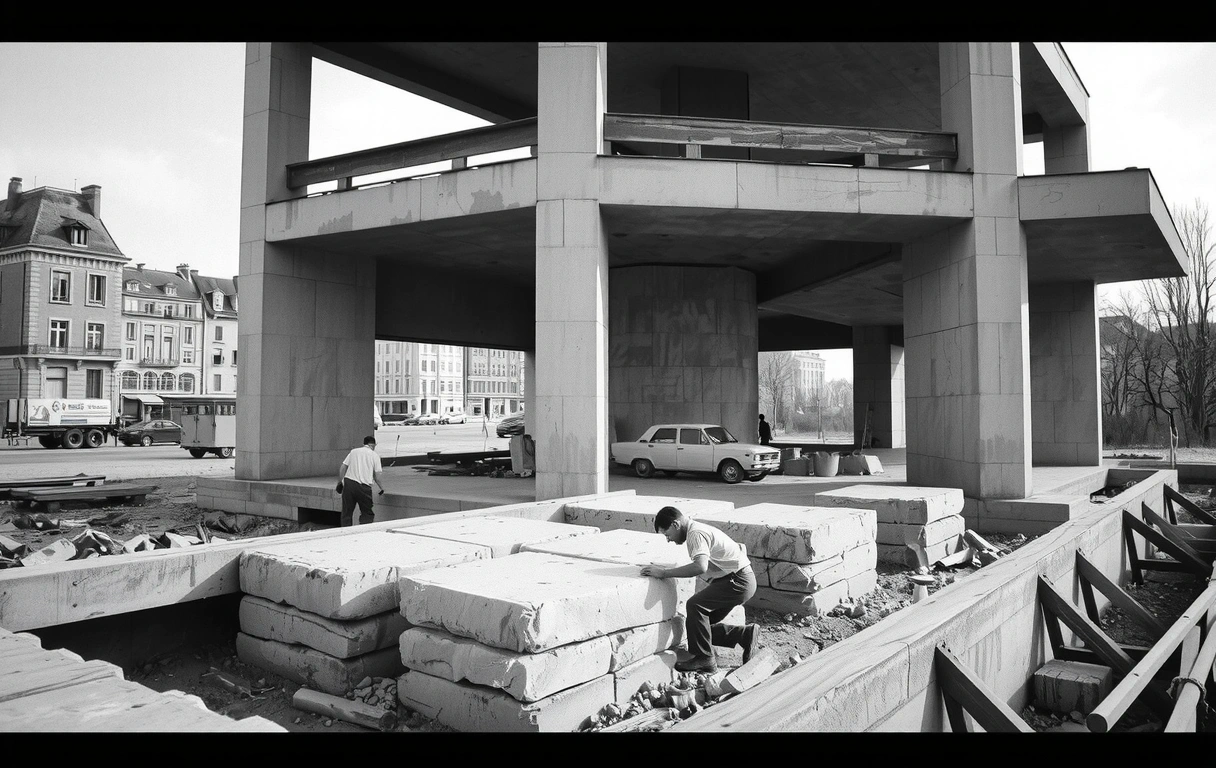 Historic construction site