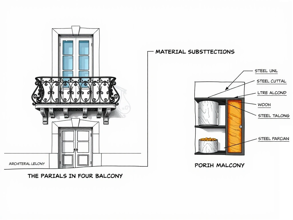 Balcony Restoration Sketch