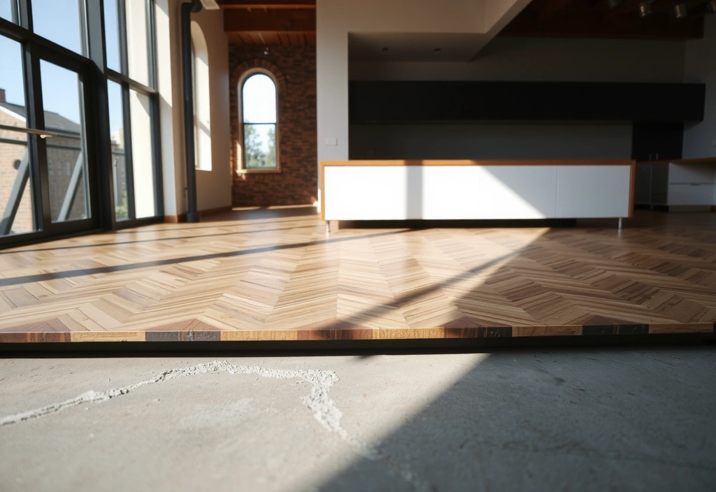 Material transition detail